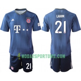 Koszulka Bayern Monachium LAHM 21 Dziecięcy Trzeci Stroje Piłkarskie 2018/19 Krótki Rękaw 